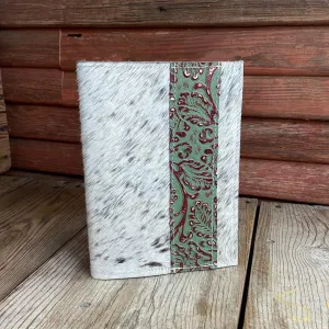 061 Small Notepad Cover - Salt/Pepper w/ Cucumber Melon Tool