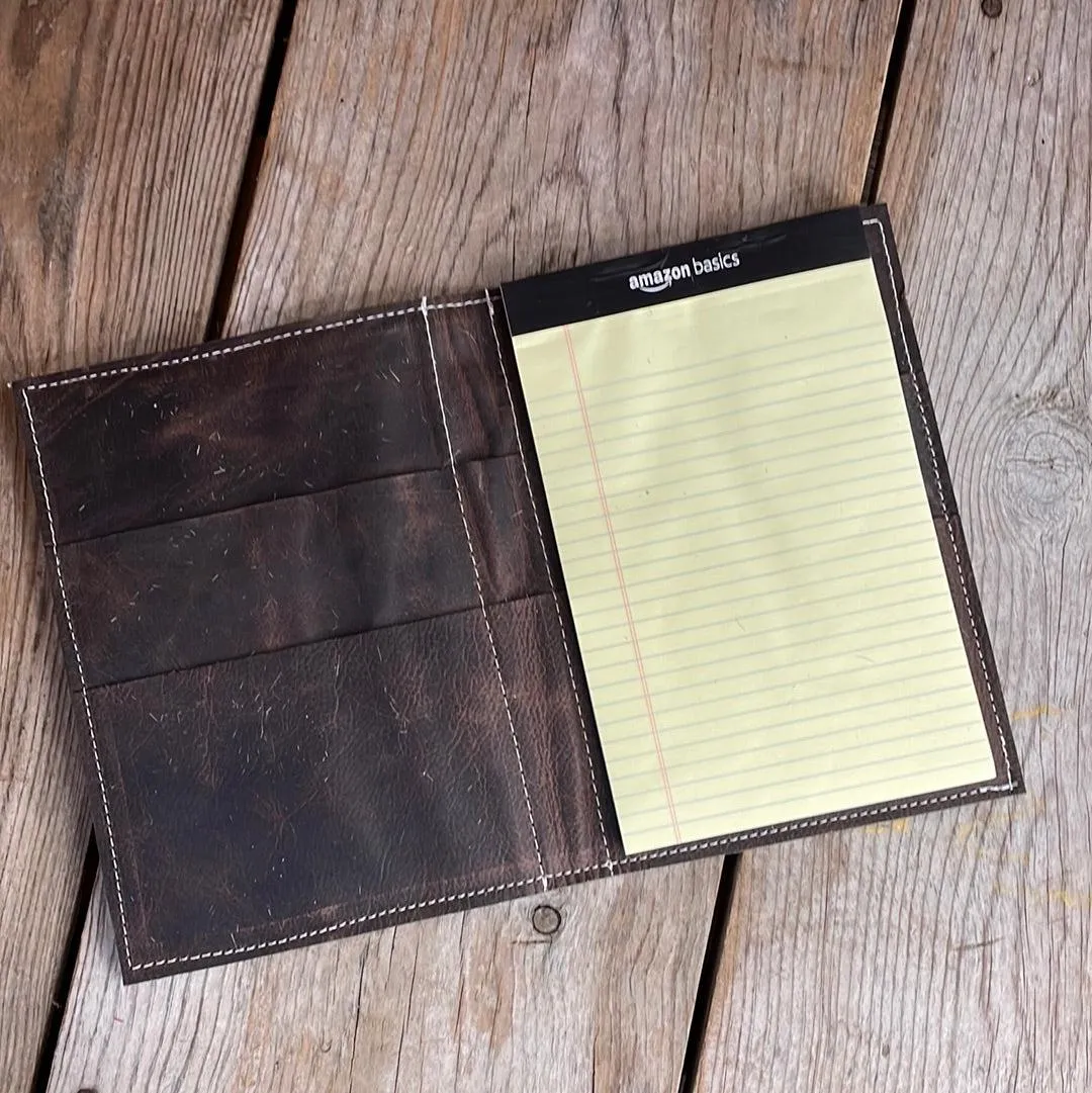 061 Small Notepad Cover - Salt/Pepper w/ Cucumber Melon Tool