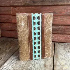 090 Small Notepad Cover - Longhorn w/ Sage Navajo