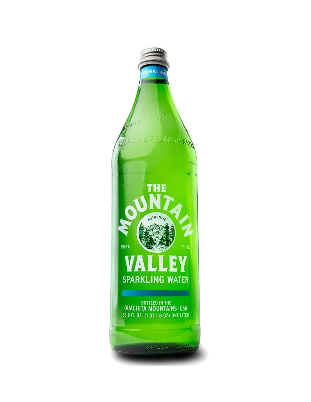 1 L SPARKLING WATER IN GLASS (12 PACK)