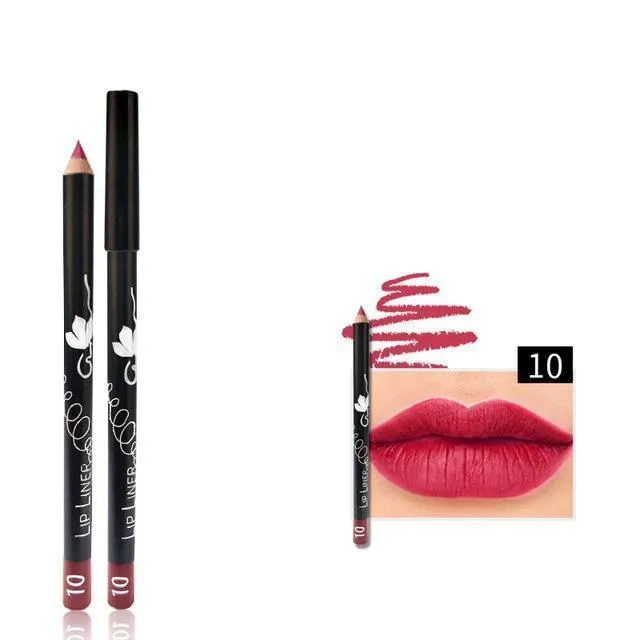 12 Colors Multi-functional Lipliner Pencil