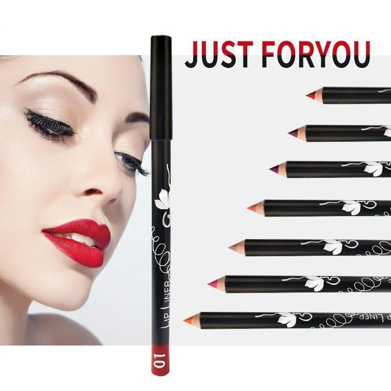12 Colors Multi-functional Lipliner Pencil