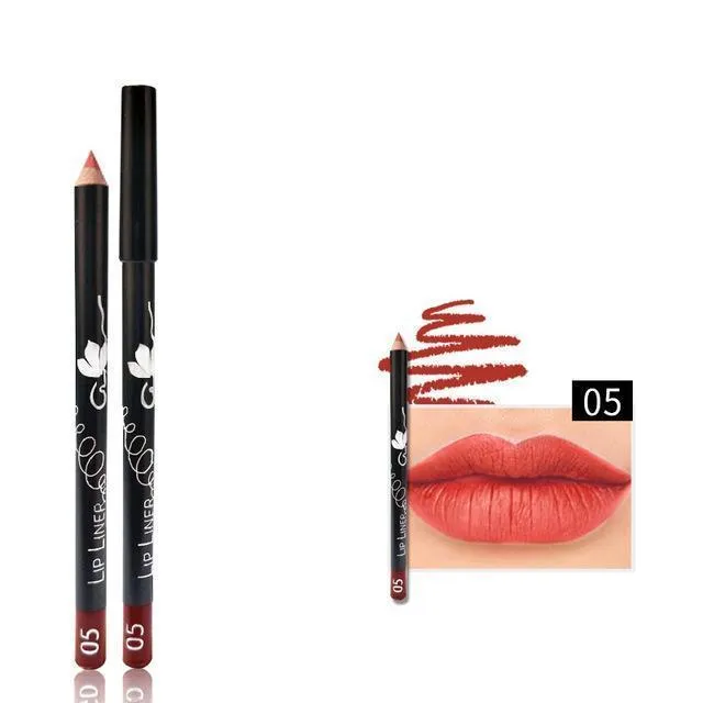 12 Colors Multi-functional Lipliner Pencil