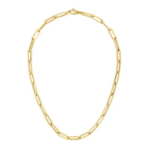 14K GOLD LARGE PAPERCLIP CHAIN
