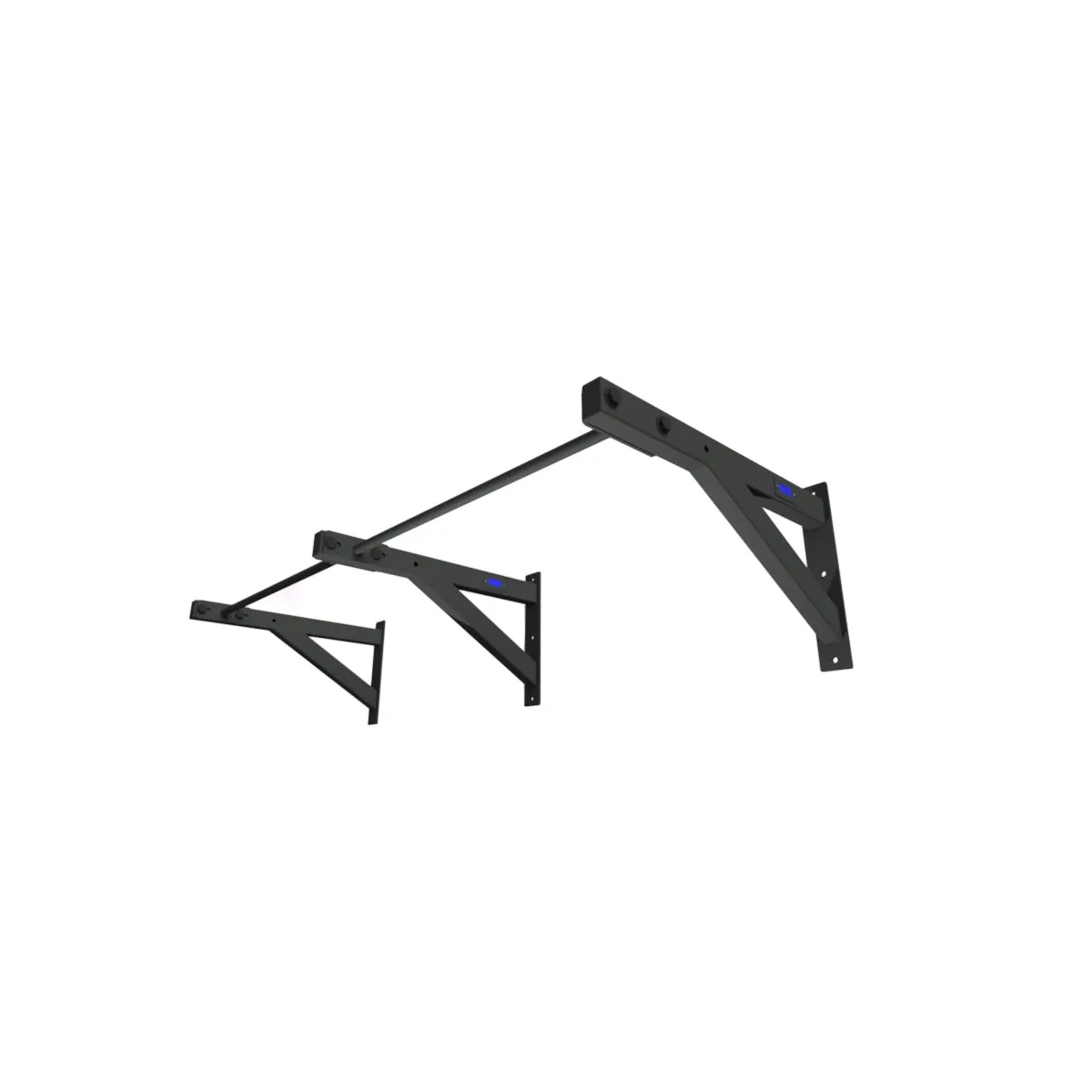 1RM Wall-Mounted Twin Single Chin-Up Bar | Commercial
