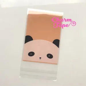 20/50/100 bags Panda Bear Gift Bags Cello Bags Self-adhesive Cookie bags - Favors Bags - Party bags CB1