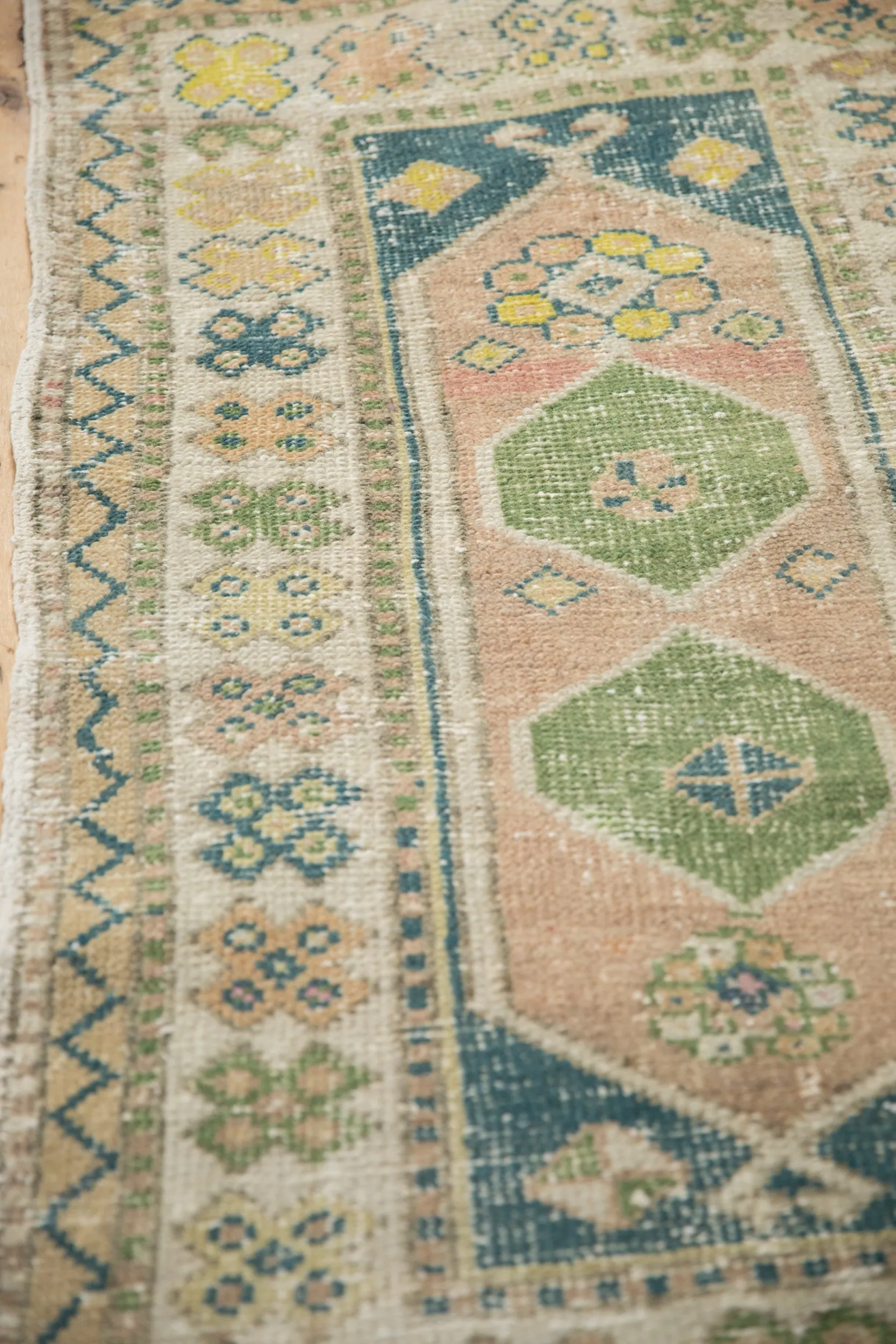 2.5x4 Vintage Distressed Oushak Rug