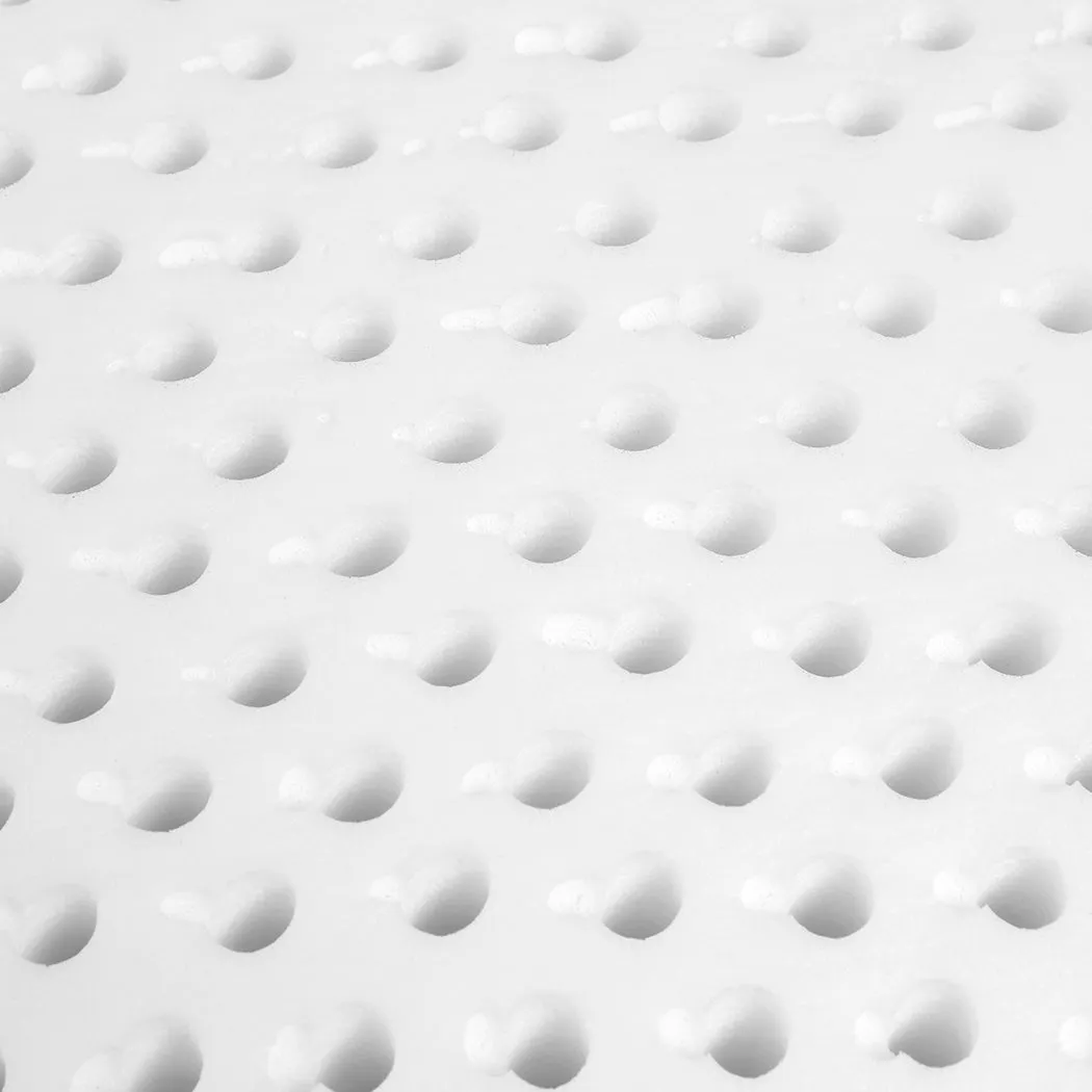 2x Natural Latex Pillow Removable Cover Memory Down Luxurious B-shape