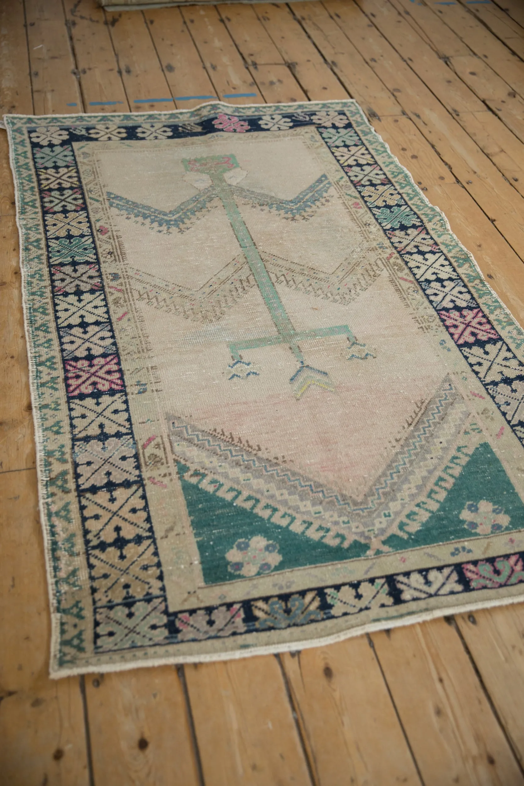 3.5x6 Vintage Distressed Oushak Rug