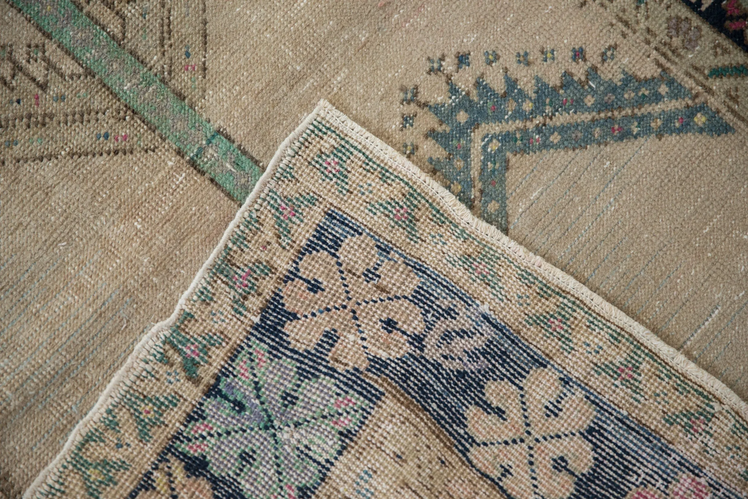 3.5x6 Vintage Distressed Oushak Rug