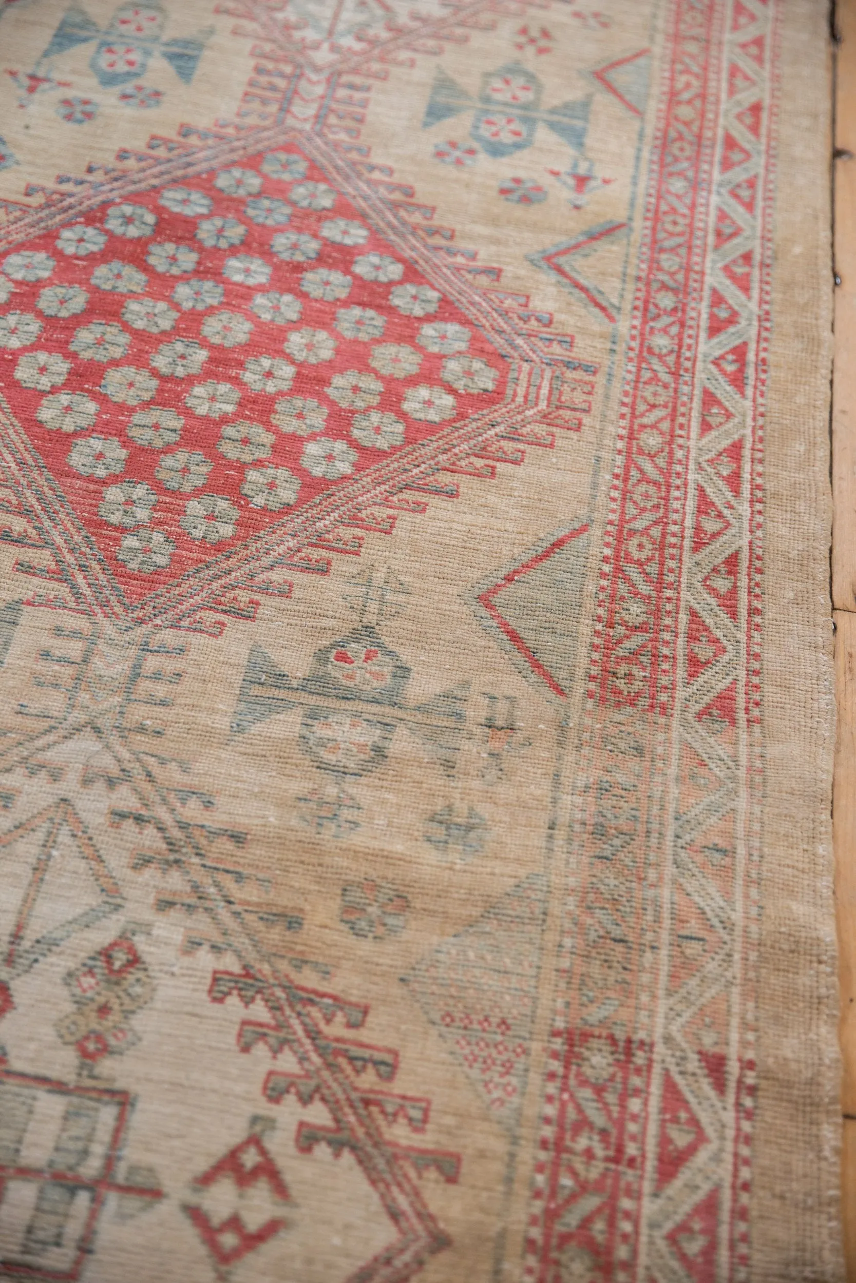 3x13.5 Vintage Distressed Serab Rug Runner