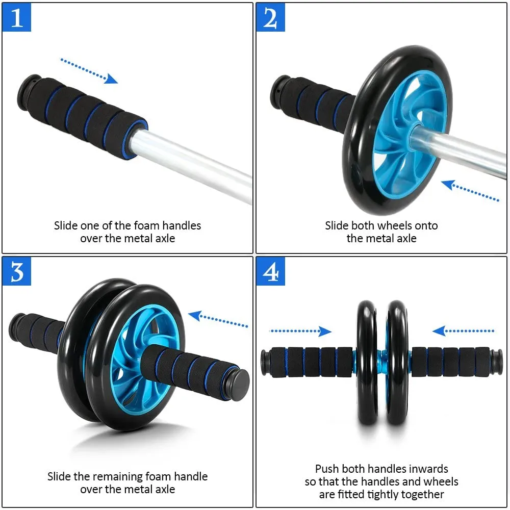 5 in 1 Ab Roller Set