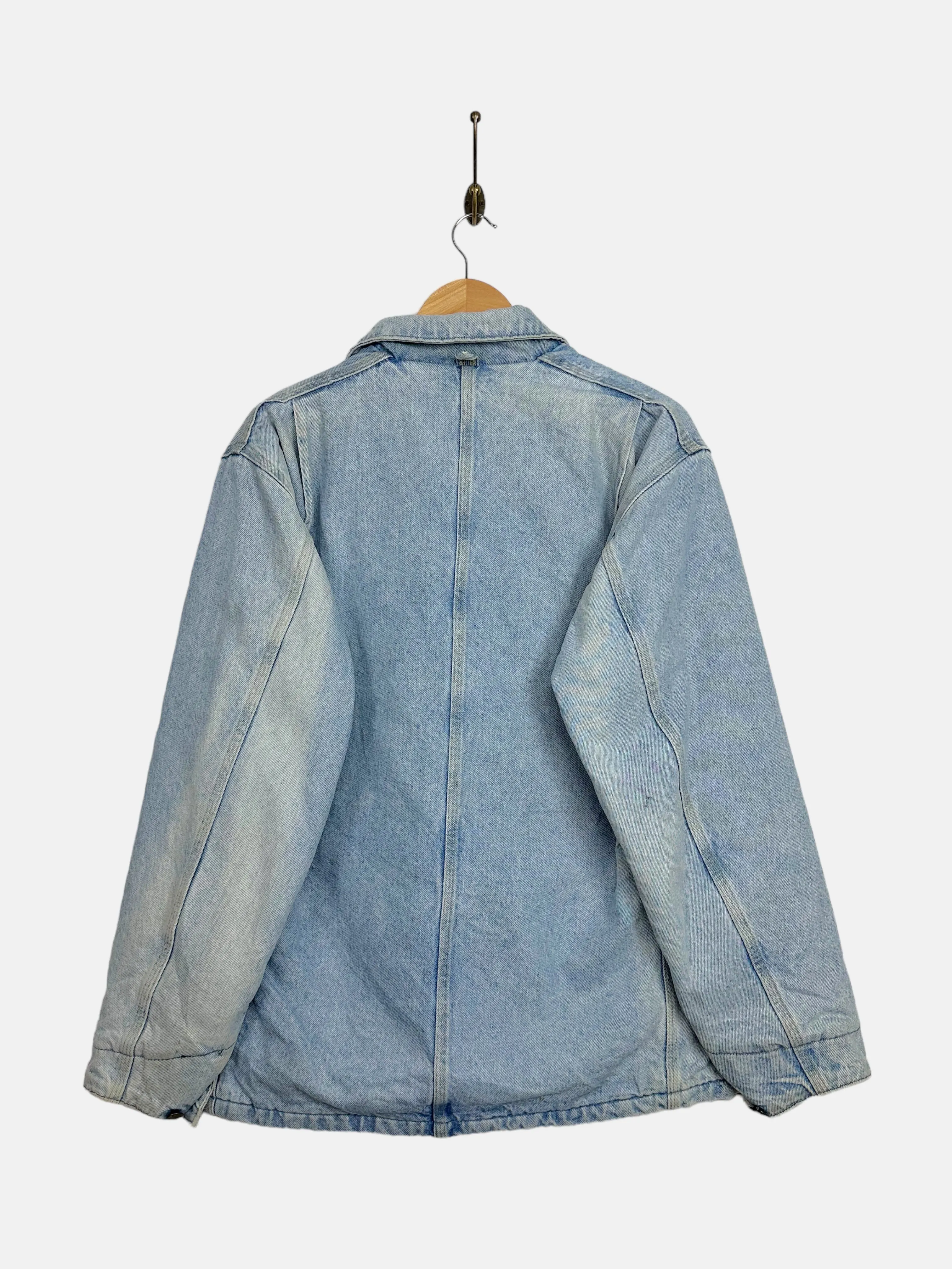 90's Carhartt Heavy Duty Vintage Denim Jacket Size L