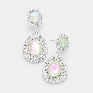 AB Crystal Teardrop Earrings | 236362