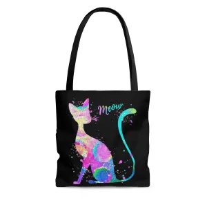 Abstract Cat Tote Bag
