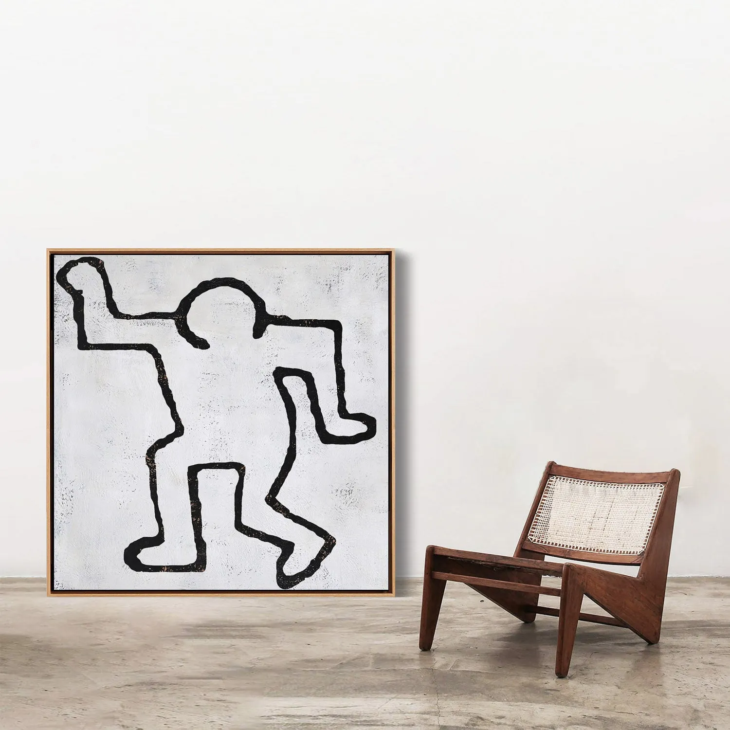 Abstract Dancing Man Painting H209S