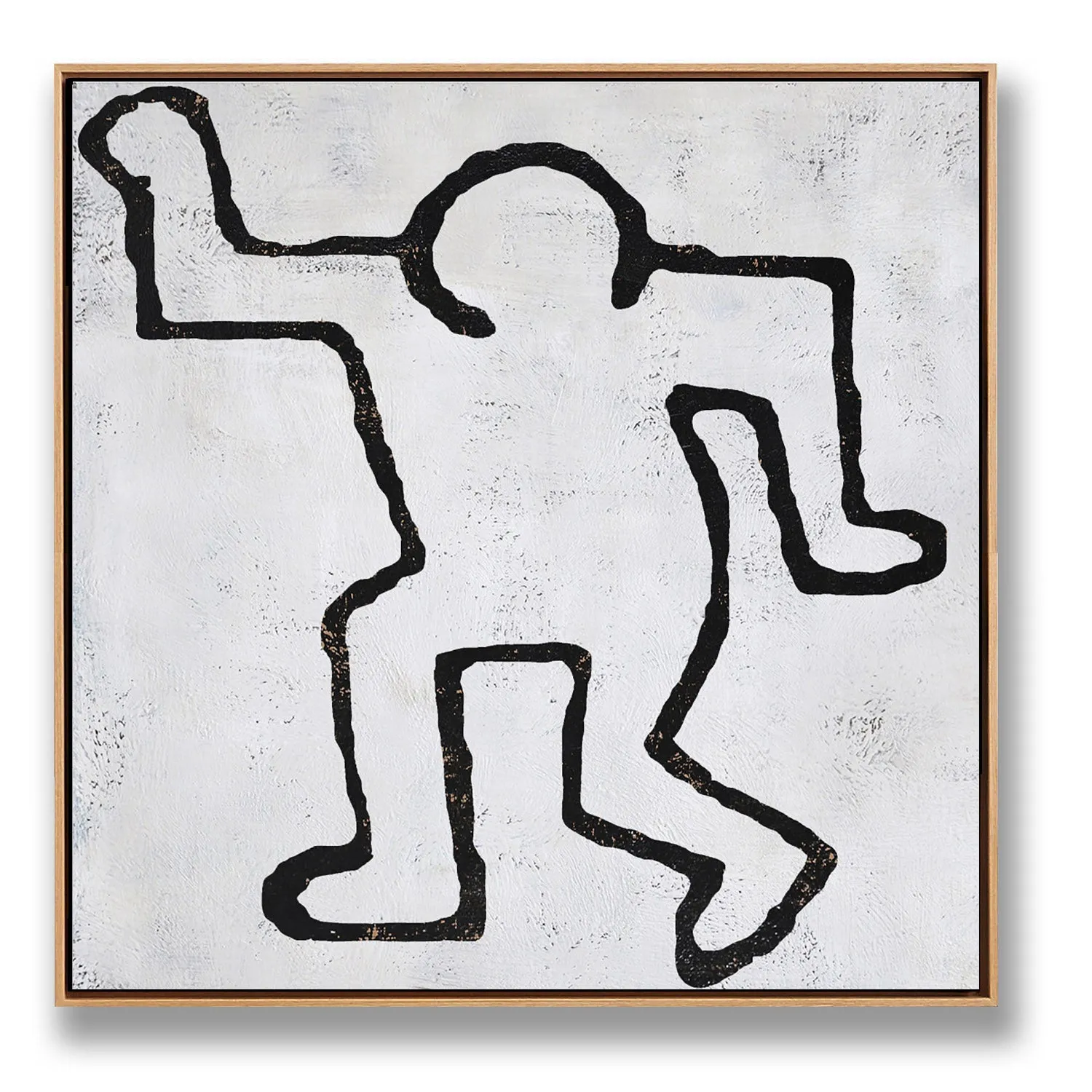 Abstract Dancing Man Painting H209S