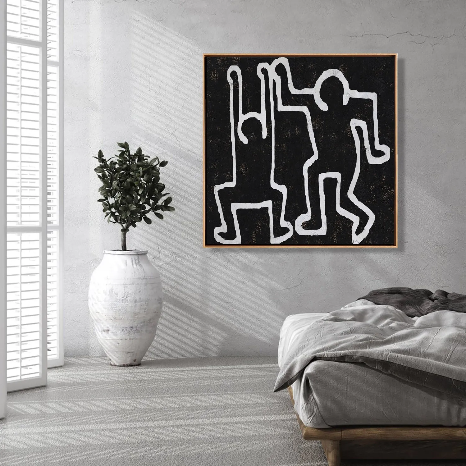 Abstract Dancing Man Painting H209SR1