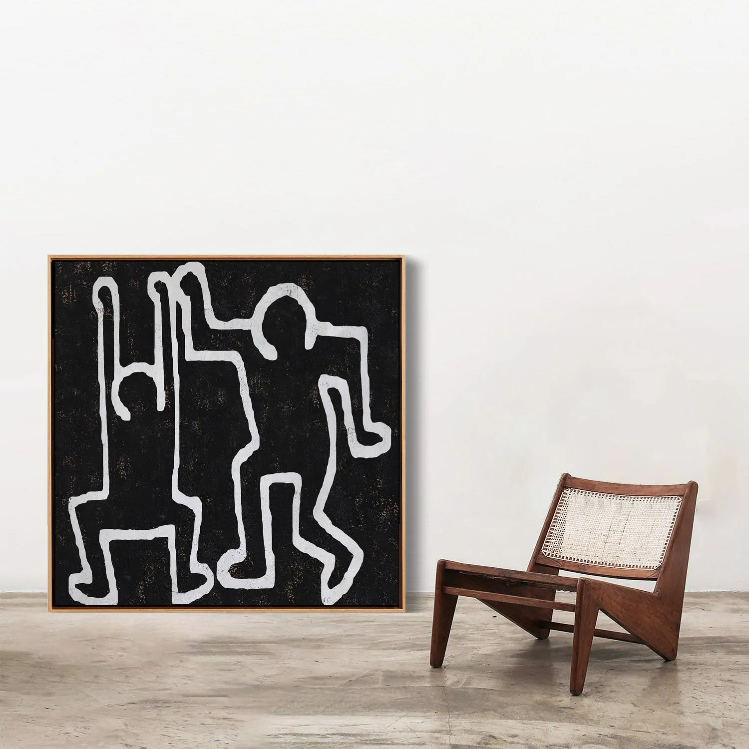 Abstract Dancing Man Painting H209SR1