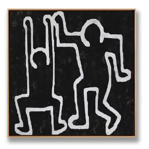 Abstract Dancing Man Painting H209SR1
