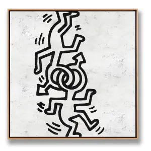 Abstract Dancing Man Painting H308S
