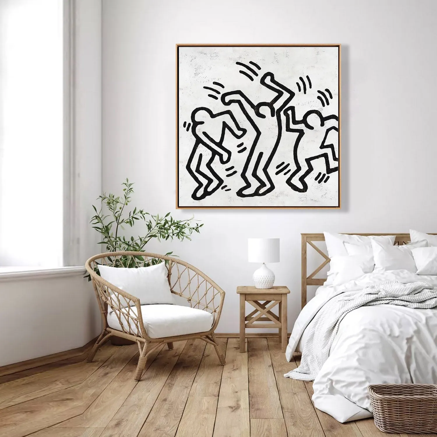 Abstract Dancing Man Painting H317S