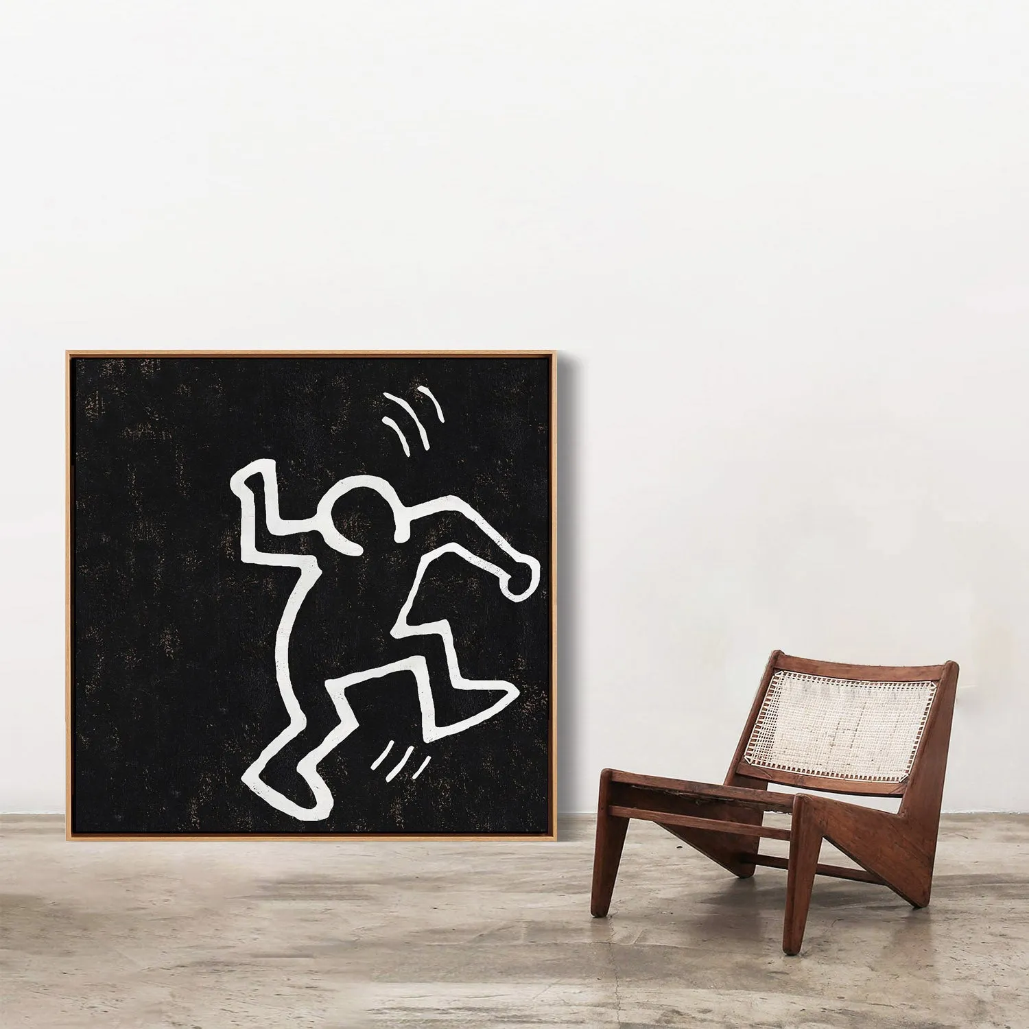 Abstract Dancing Man Painting H319SR