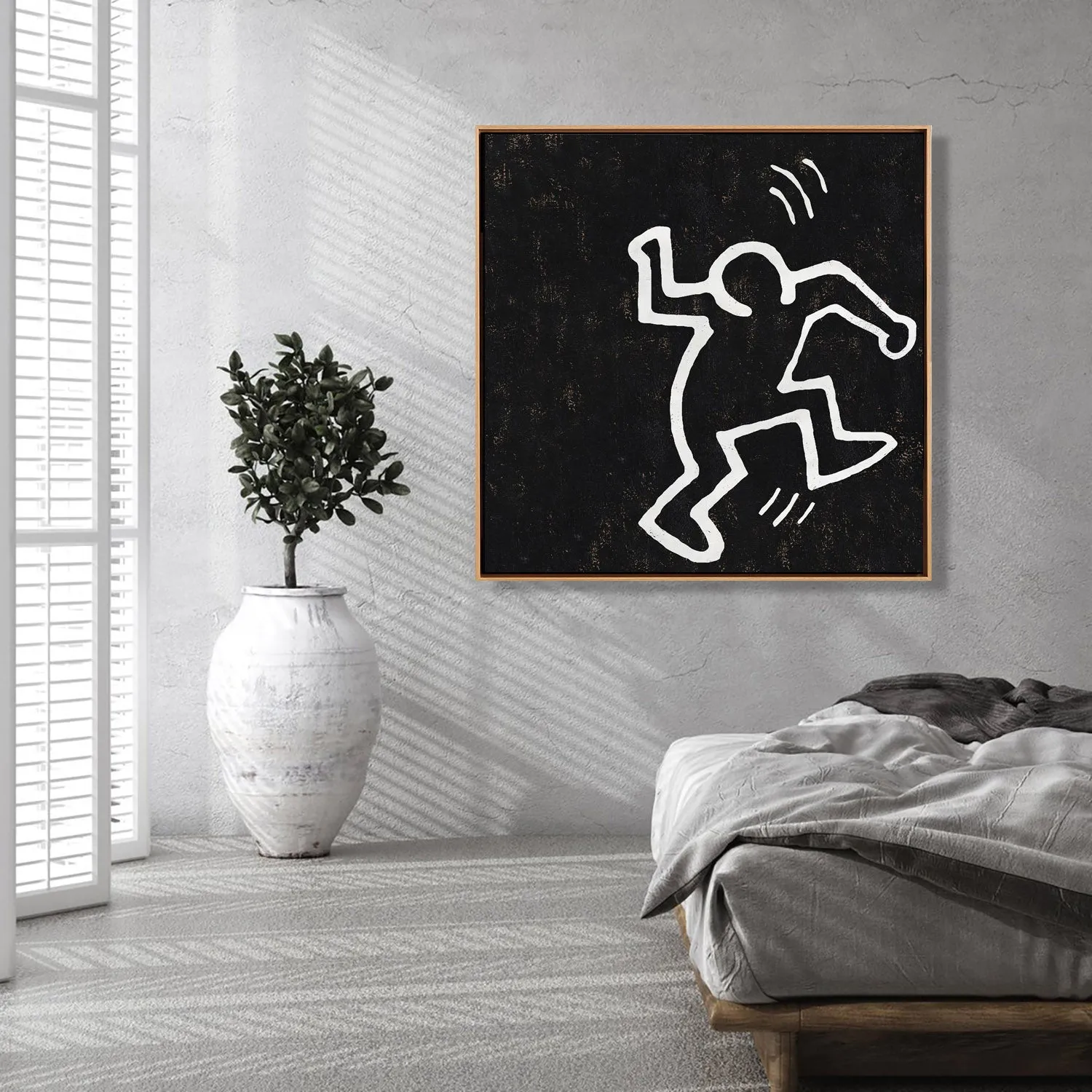 Abstract Dancing Man Painting H319SR