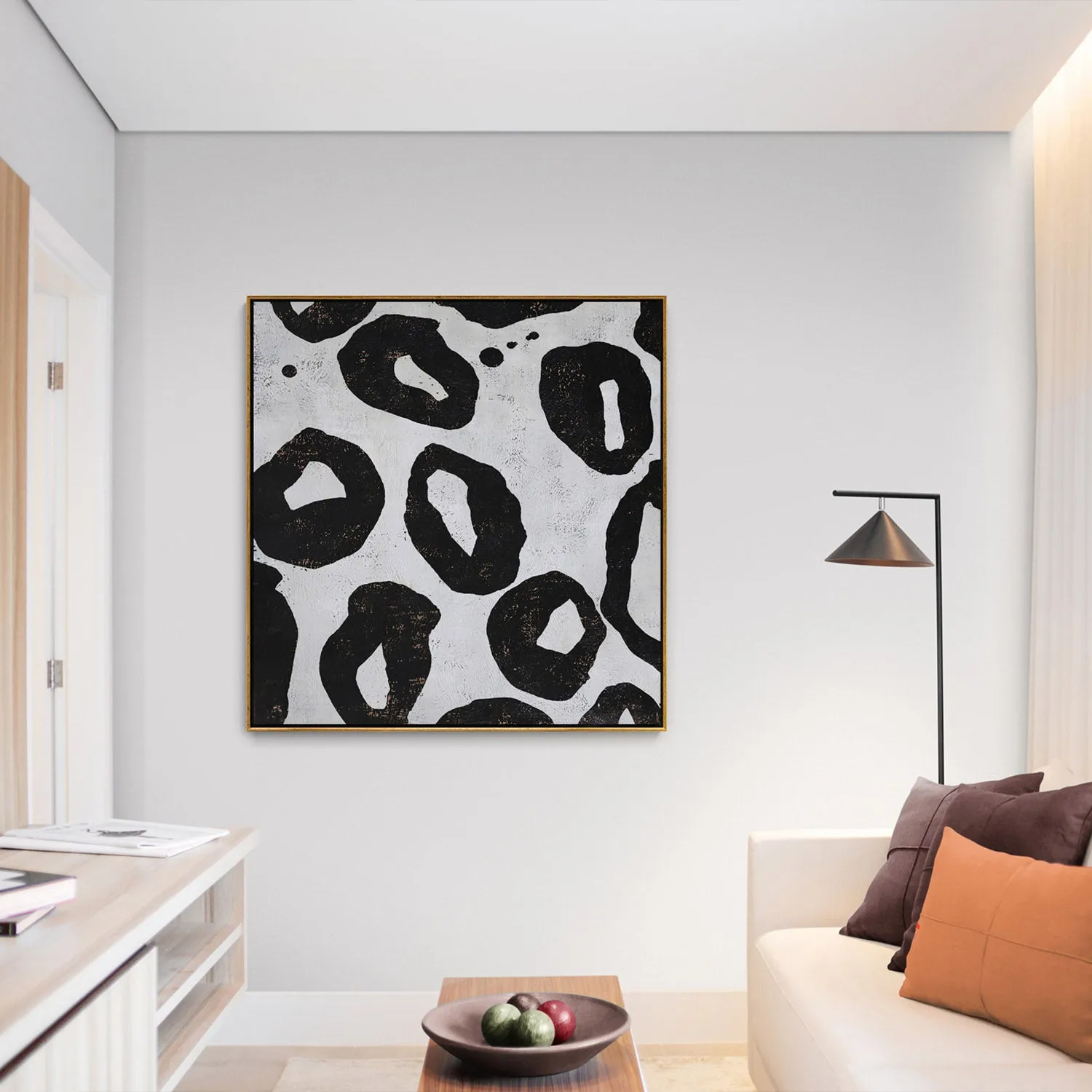 Abstract Flower Painting H86S