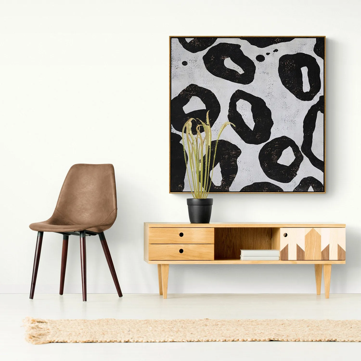 Abstract Flower Painting H86S