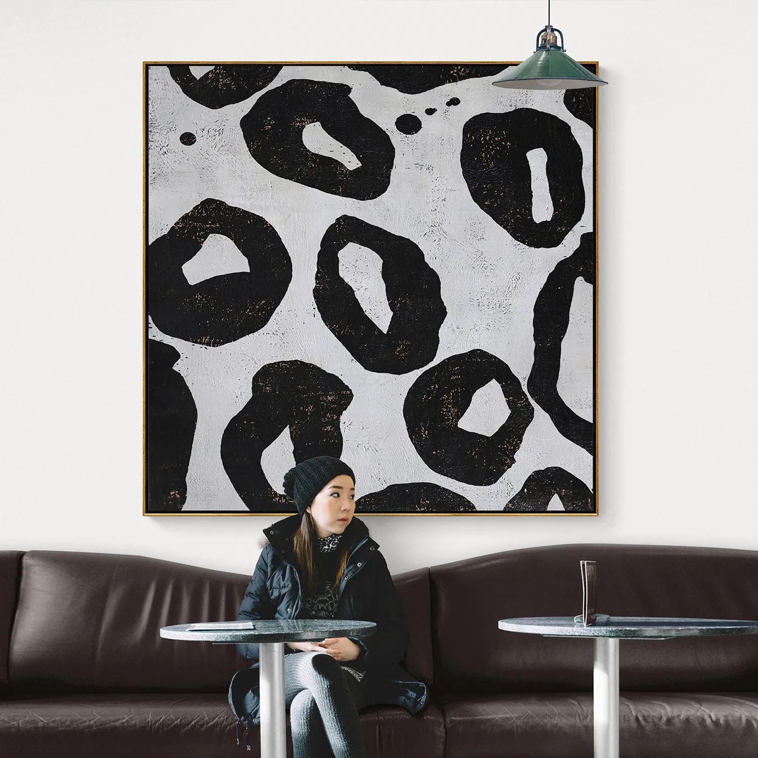 Abstract Flower Painting H86S