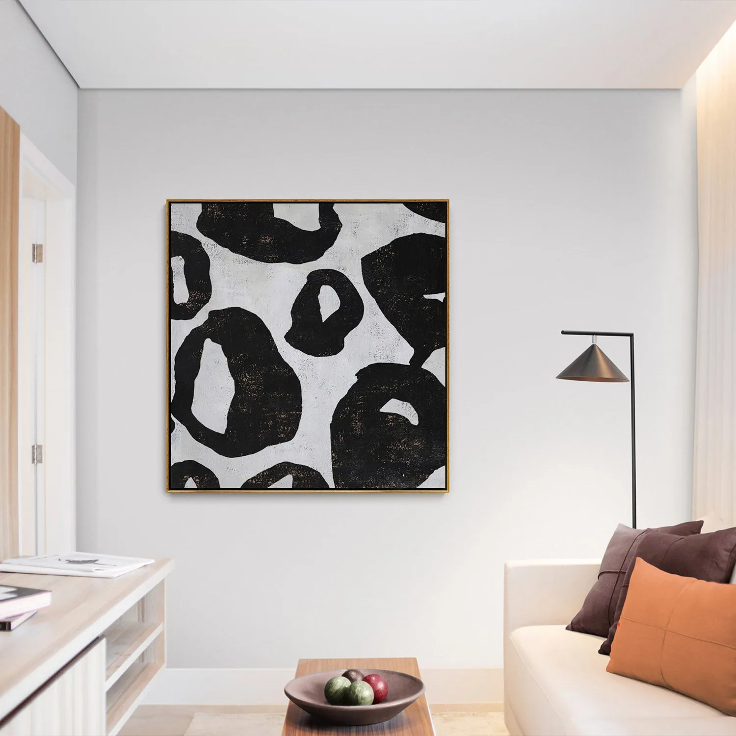 Abstract Flower Painting H87S
