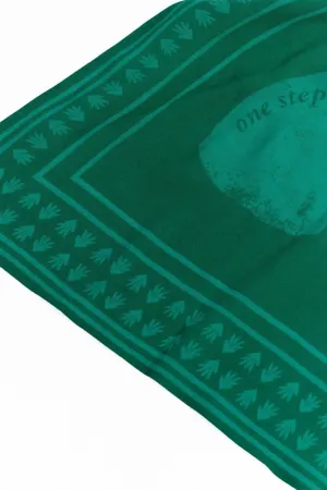 ACIA - Foulard green grass à motif arty minimal