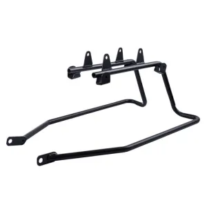 Advanblack BLACK HARD SADDLEBAGS CONVERSION BRACKETS FOR M8 Street Bob & Low Rider S/ ST