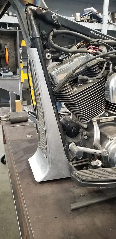 AF Kustoms Softail Sport Chin Spoiler