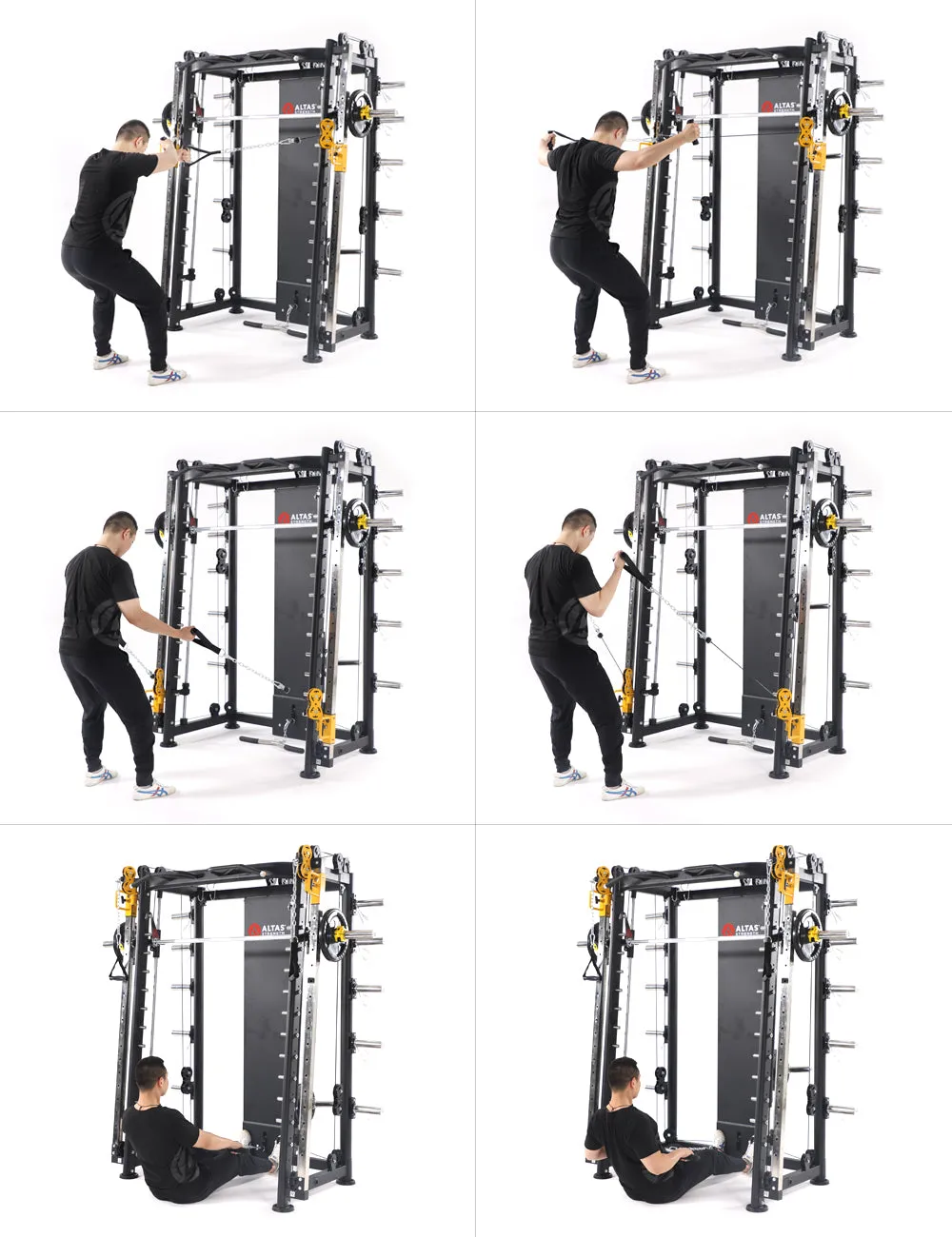 AL-3000F All-in-One Functional Smith Trainer