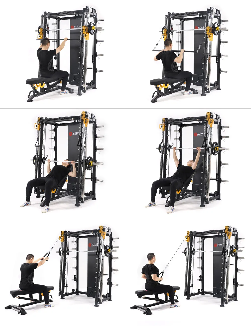 AL-3000F All-in-One Functional Smith Trainer