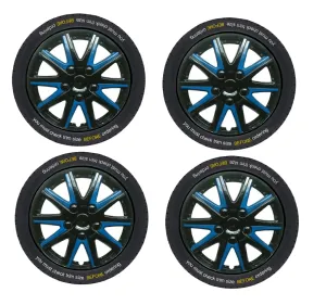 Alfa Romeo 145 Black Blue Wheel Trims Covers (1994-2001)