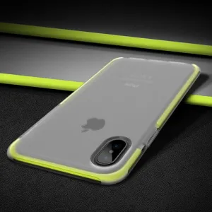 Anti-knock Case Cover for iPhone X - Green,Black,White,Orange