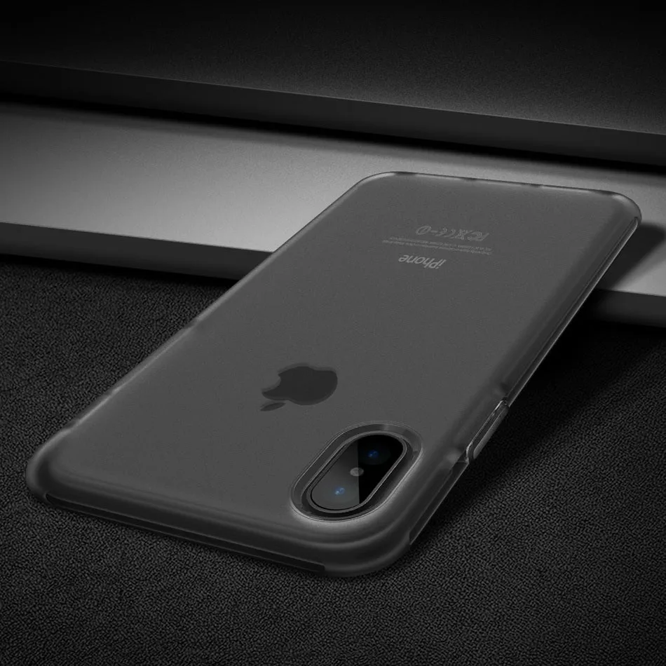 Anti-knock Case Cover for iPhone X - Green,Black,White,Orange
