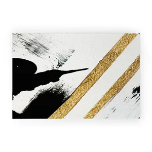 Armor 8 a minimal abstract pie Welcome Mat