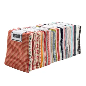 Assorted Woven Silky 18 x 22 Cut Fat Quarter Moda Precuts