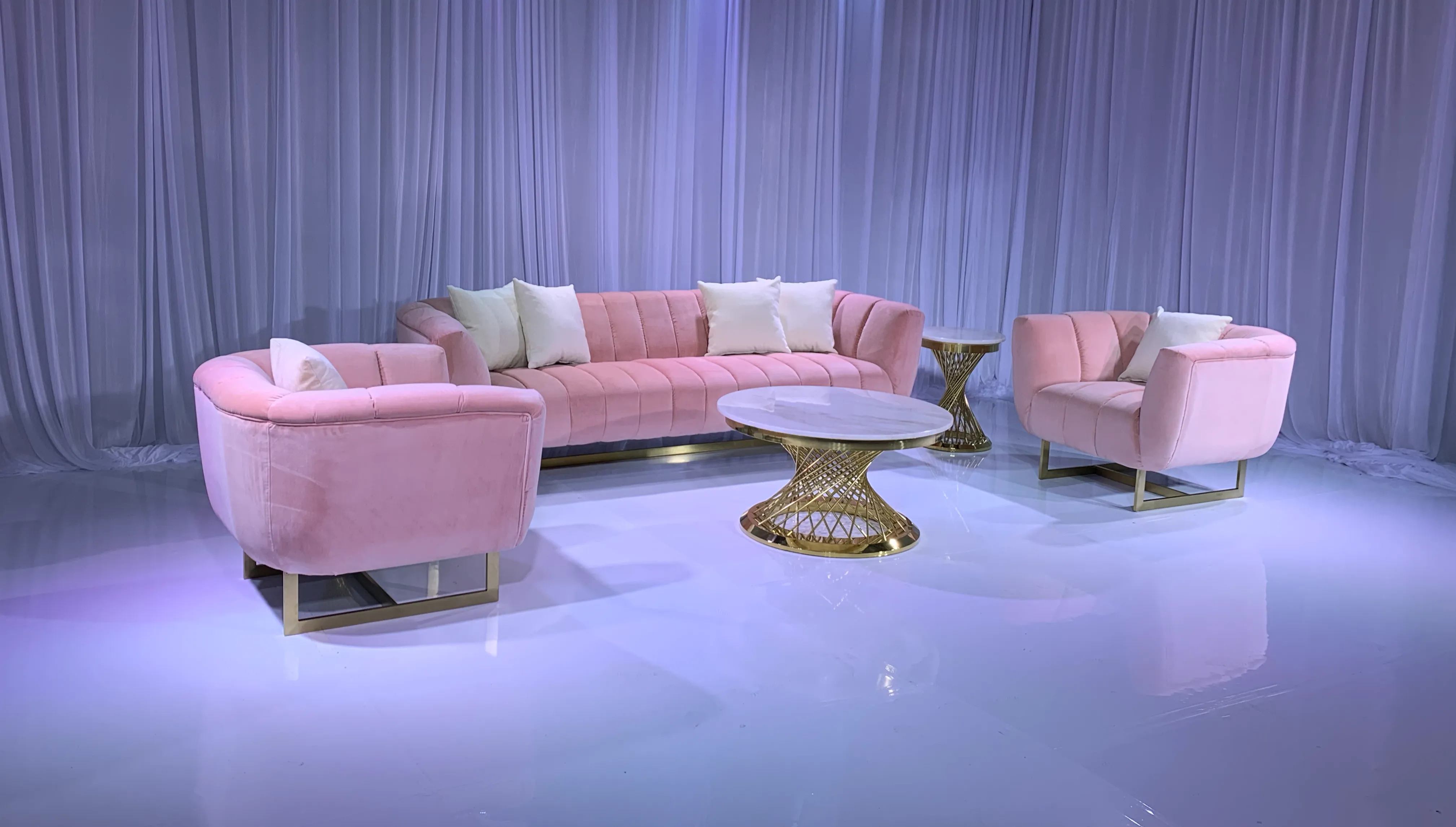 AVENUE SOFA GROUPING 1 - BLUSH