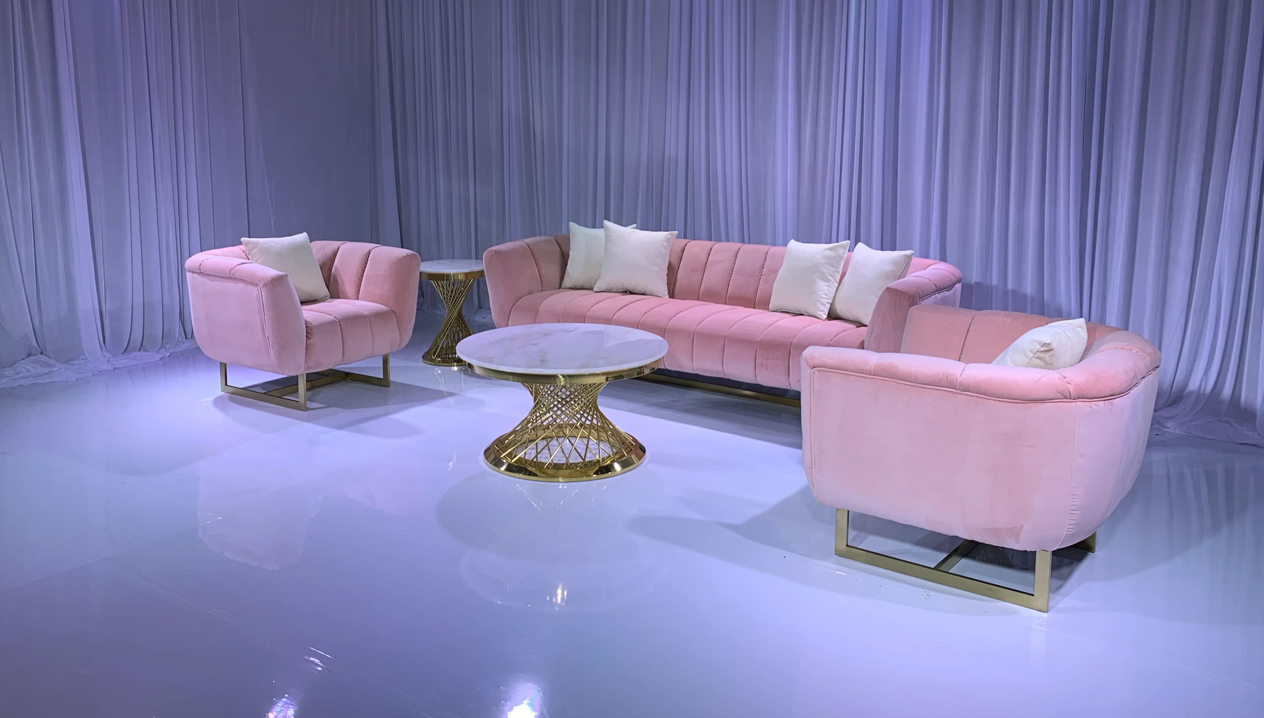 AVENUE SOFA GROUPING 1 - BLUSH