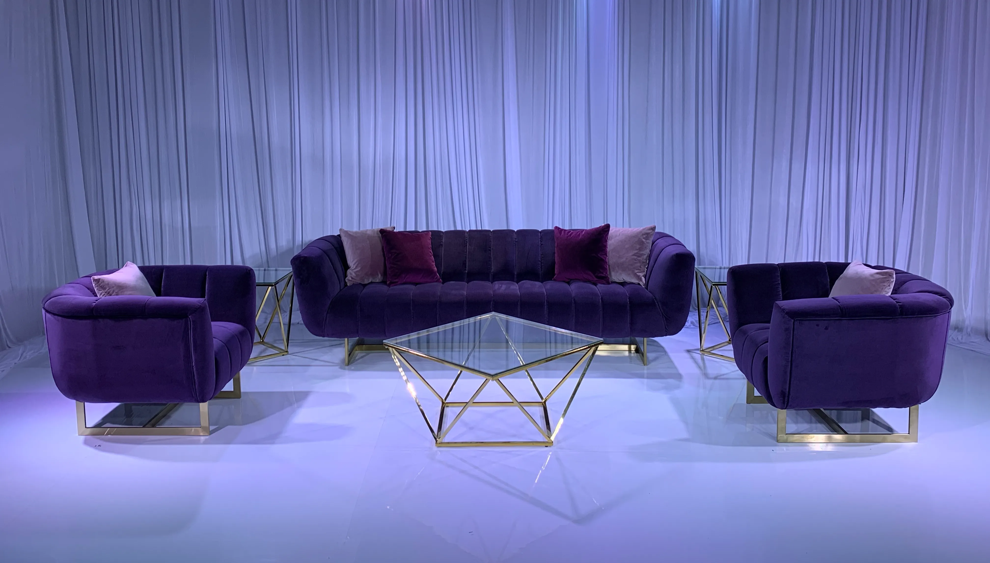 AVENUE SOFA GROUPING 1 - VIOLET