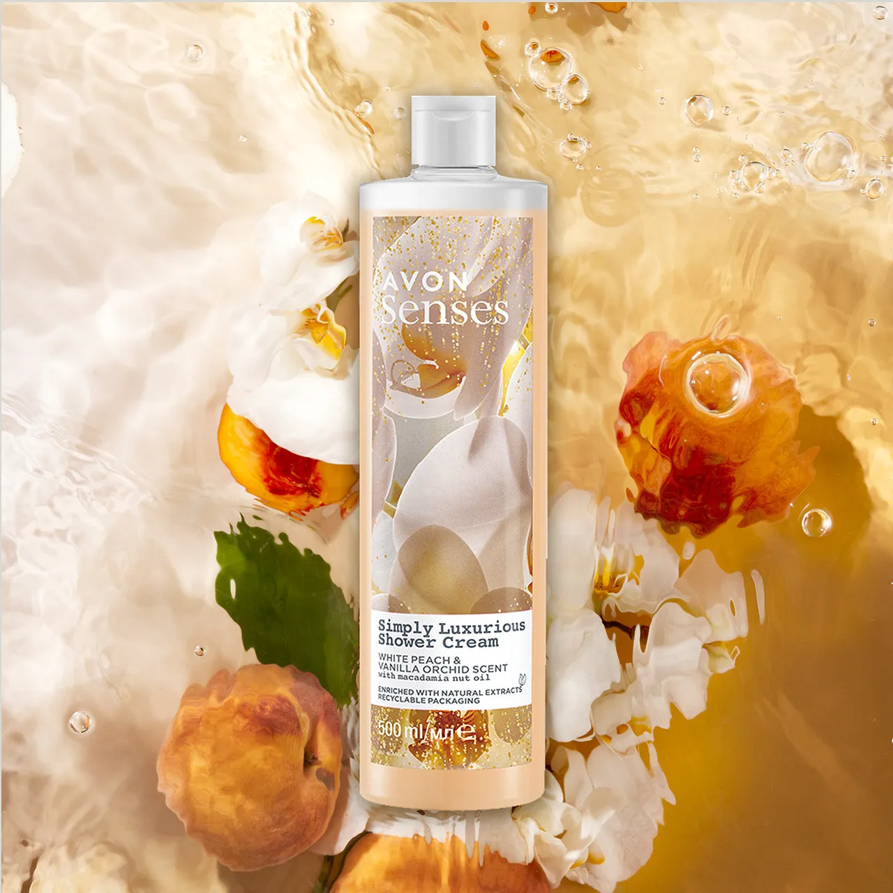 Avon Senses Simply Luxurious Shower Gel 500 mL