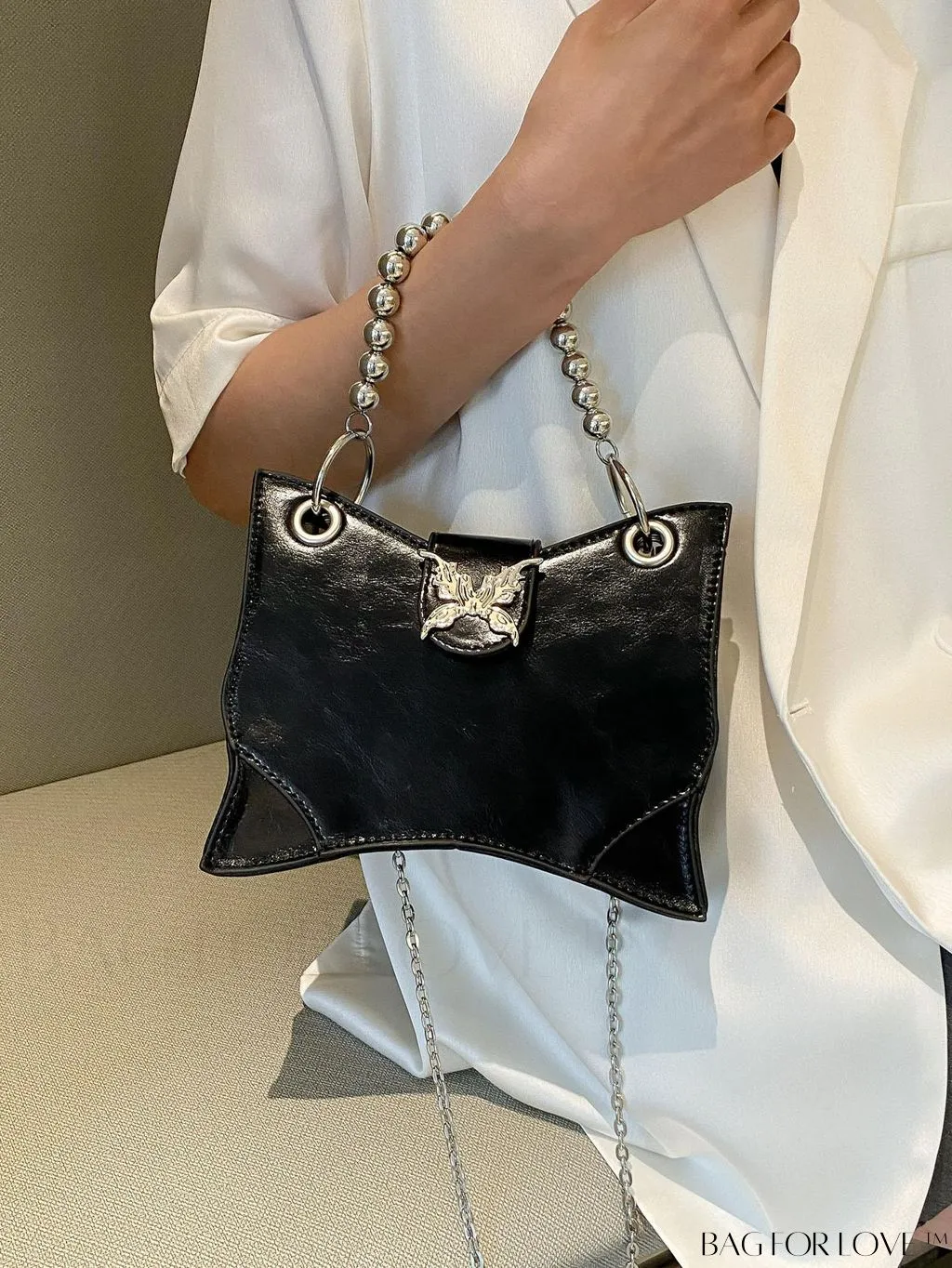 BagForLove - Chic Mini Butterfly Fashion Handbag with Metal Chain Strap
