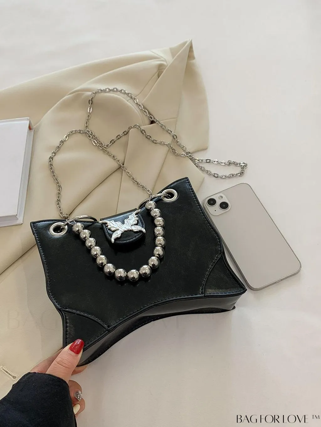 BagForLove - Chic Mini Butterfly Fashion Handbag with Metal Chain Strap