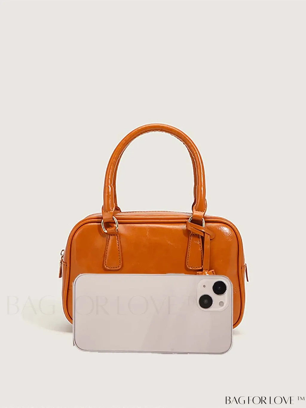 BagForLove - Chic Solid Color PU Leather Boston Bag - Perfect for Fashionable Style