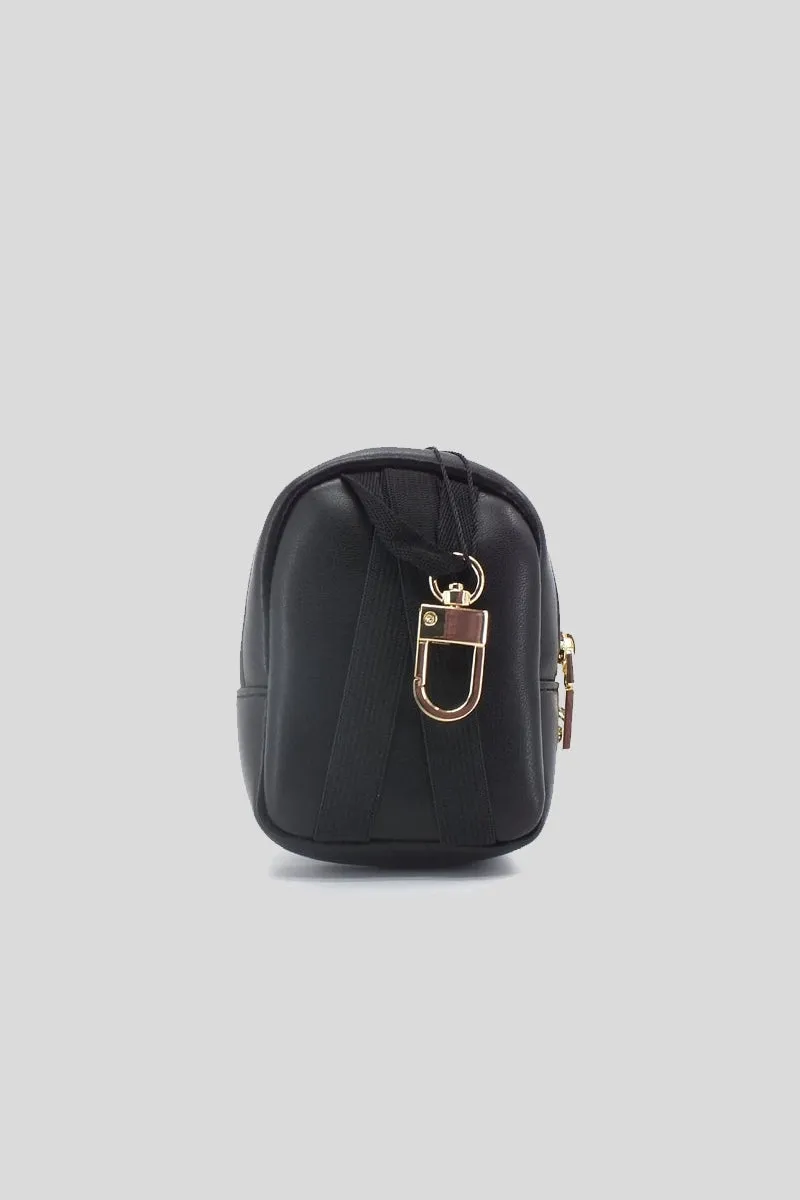 Bags Charms Quilt. Pu - Nero